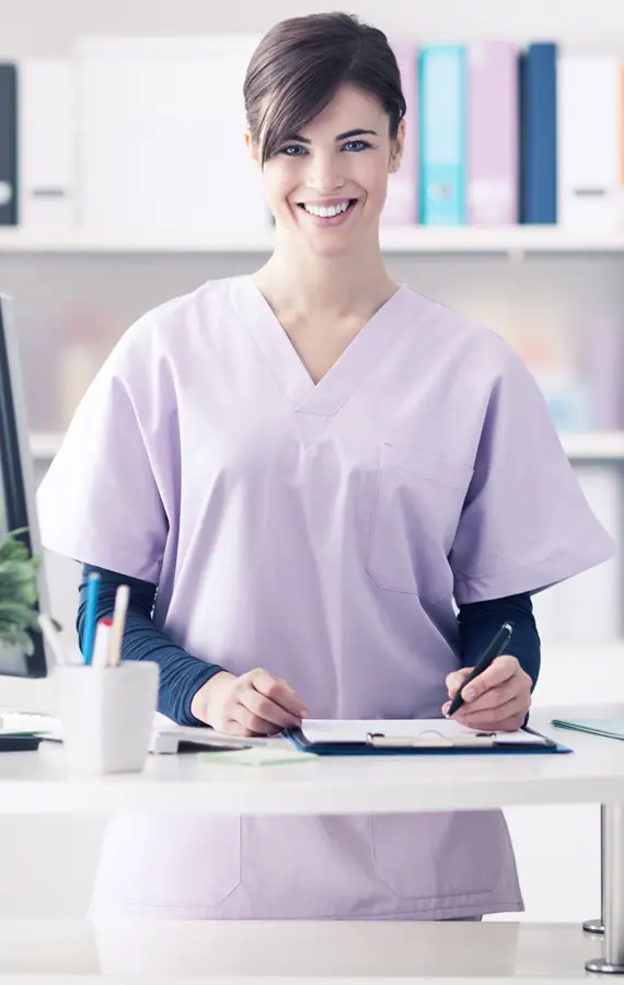 A therapist of an Autism Care Center in Michigan